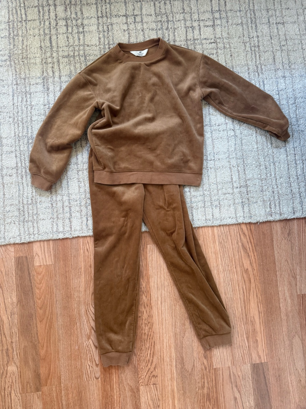 Cozy Brown Two-Piece Lounge Set